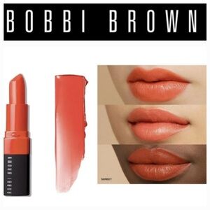 New Bobbi Brown Sunset Lipstick - Vibrant Orange red